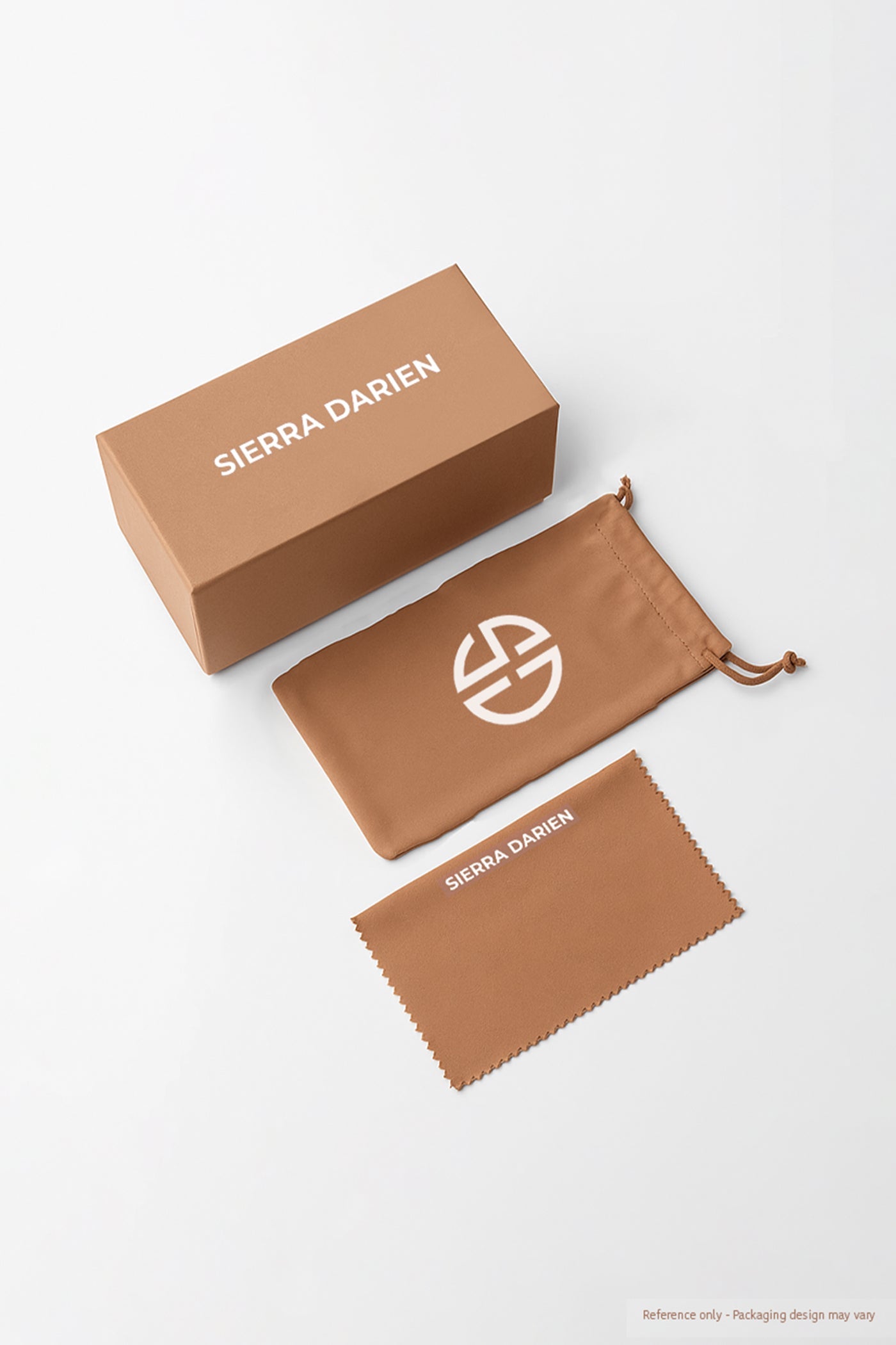 Rimless Geometric Sunglasses with Textured Gold Chain Temples – Pink